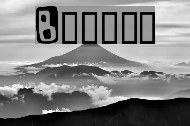 Bunker Font examples