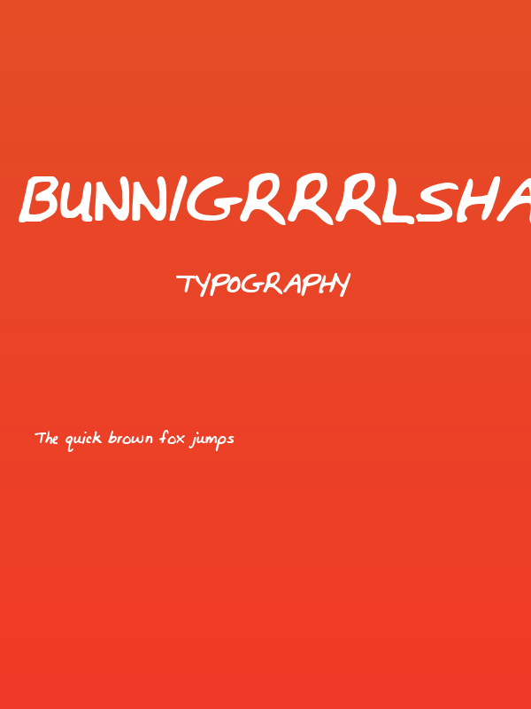 BunnigrrrlshandwritingYOFF Poster