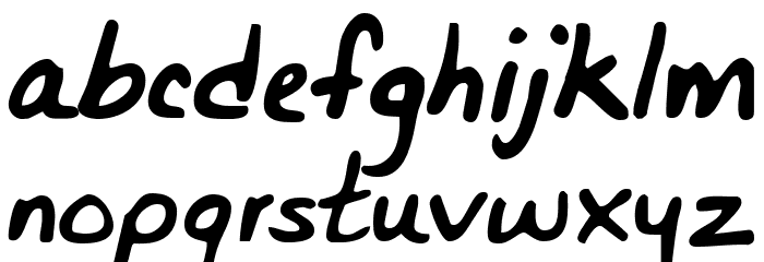 BunnigrrrlshandwritingYOFF Font LOWERCASE