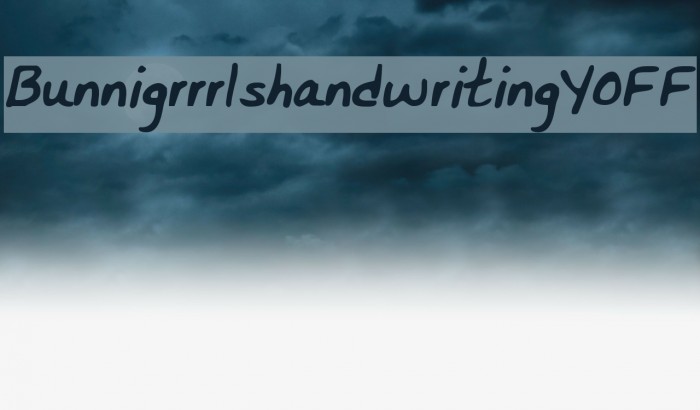 BunnigrrrlshandwritingYOFF Example 2