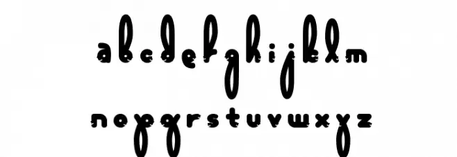 Bunny Alphabet 字体 大写