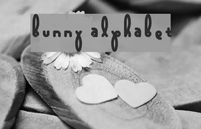 Bunny Alphabet Example 1