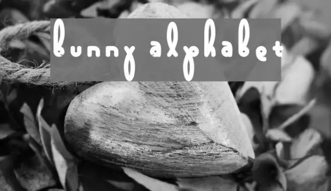 Bunny Alphabet Example 2