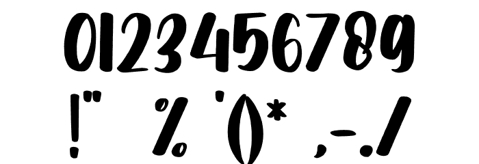 Bunny Baby Font OTHER CHARS
