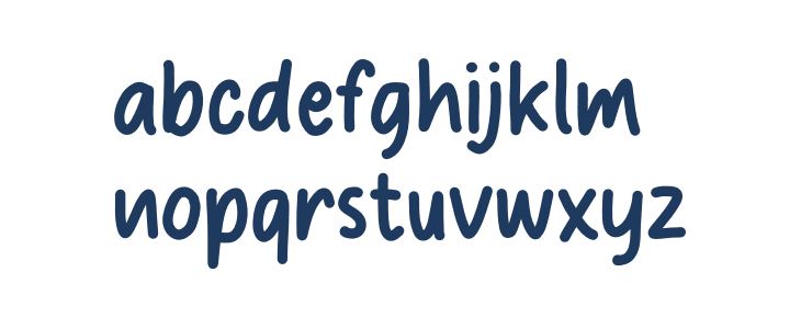 Bunny Cartoon Lowercase