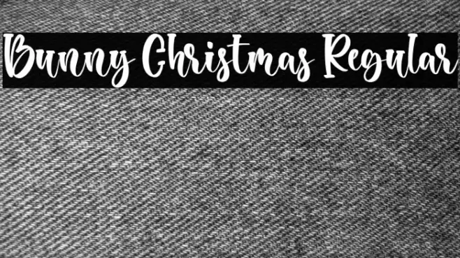 Bunny Christmas Regular Font examples