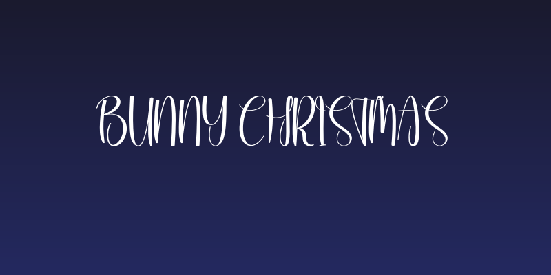 Bunny Christmas Social Header