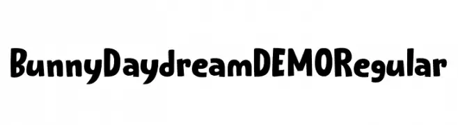 Bunny Daydream DEMO Regular  les polices de caractères gratuit tlcharger