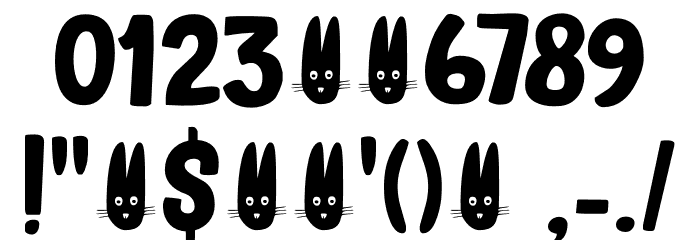 Bunny Daydream DEMO Regular Font OTHER CHARS