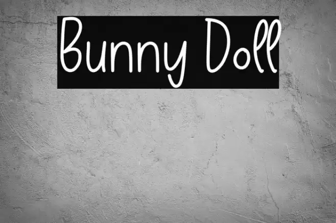 Bunny Doll Font examples