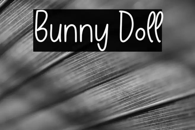 Bunny Doll Font examples