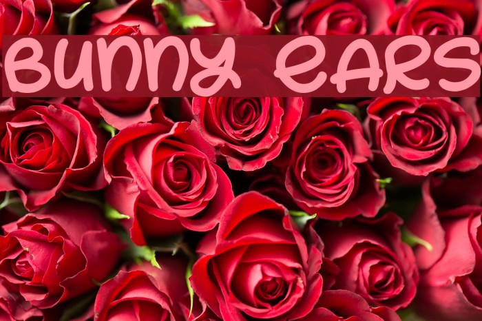 Bunny Ears Font examples
