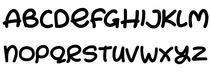 Bunny Ears Font LOWERCASE