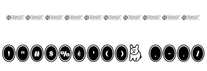 Bunny*Eggs Regular Font OTHER CHARS