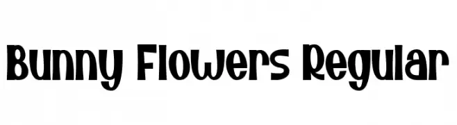 Bunny Flowers Regular  Fuentes Gratis Descargar