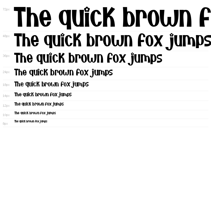 Bunny Flowers Regular Waterfall