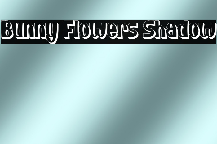 Bunny Flowers Shadow Example 1