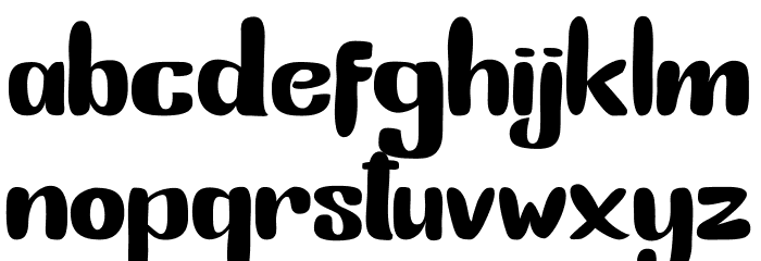 Bunny Funny Font LOWERCASE