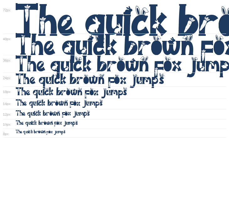 Bunny Holiday Waterfall