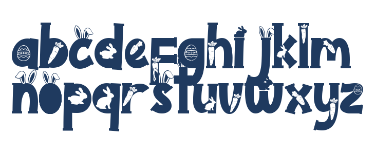 Bunny Holiday Lowercase