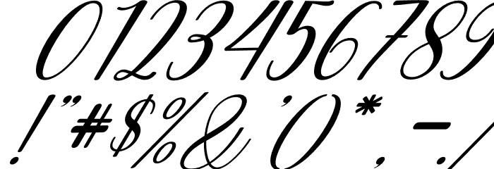 Bunny Honey Italic Font OTHER CHARS