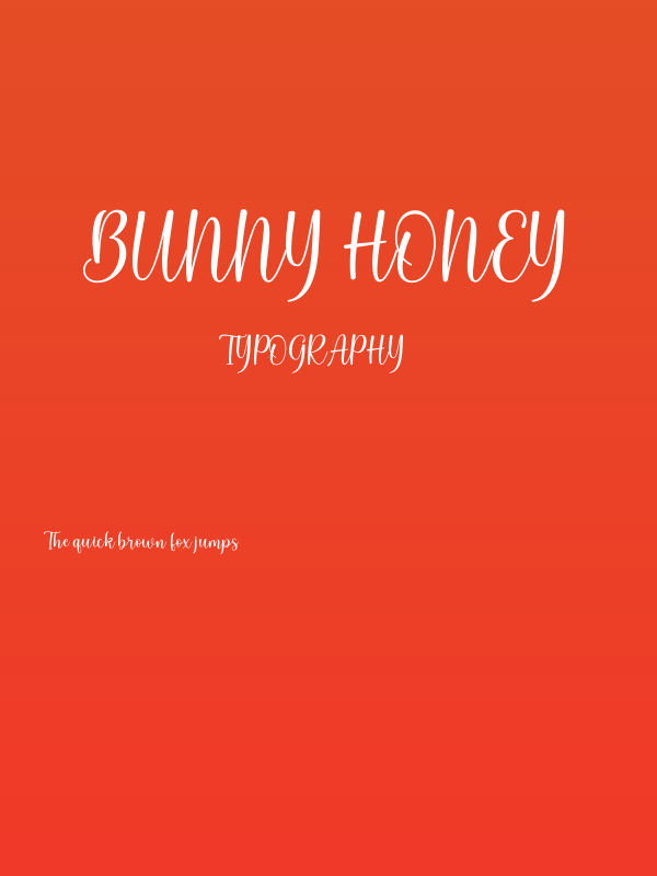 Bunny Honey Poster