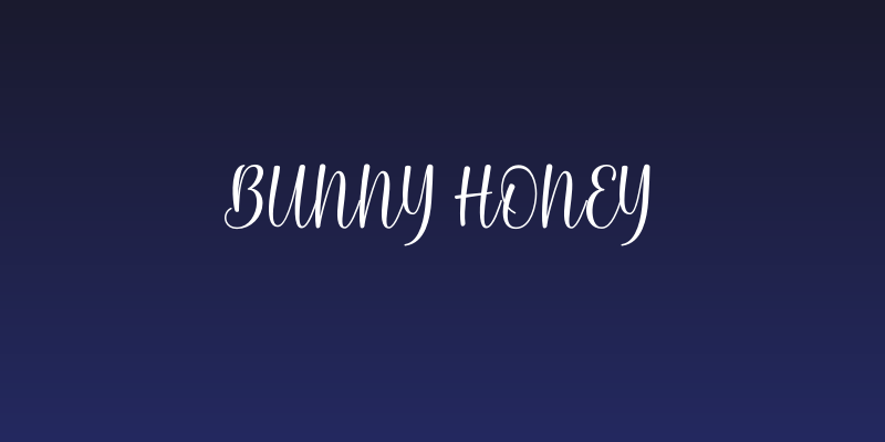 Bunny Honey Social Header