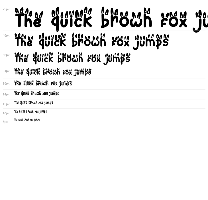 Bunny Hopper Ear Waterfall