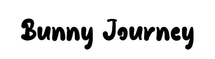 Bunny Journey  Скачать бесплатные шрифты
