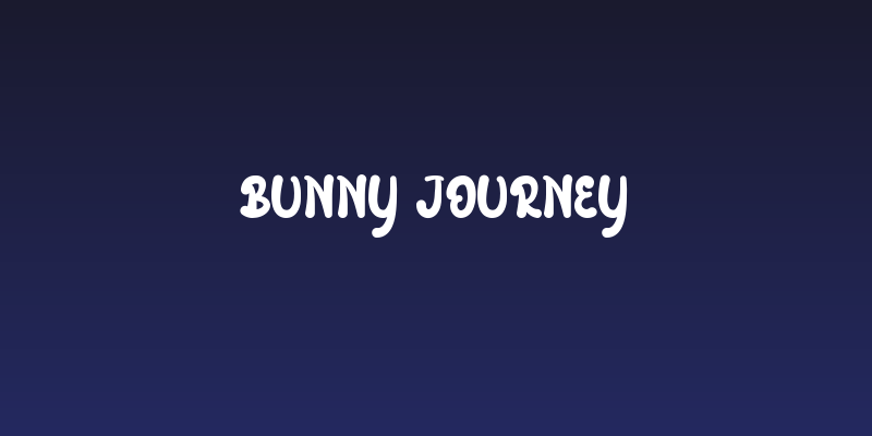 Bunny Journey Social Header