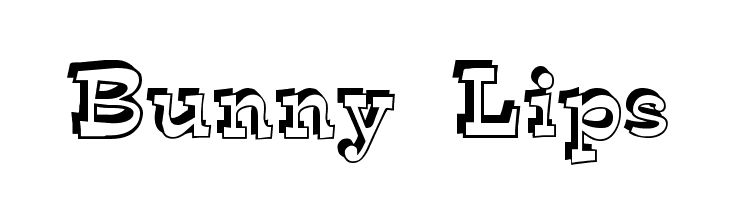 Bunny Lips Font