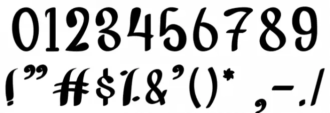 Bunny Lovely Font OTHER CHARS