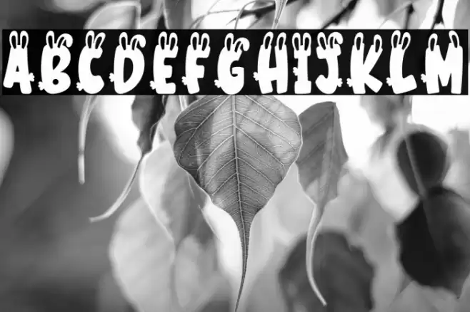 Bunny PERSONAL USE ONLY! Font examples