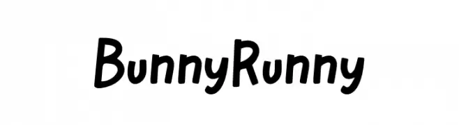 Bunny Runny  Frei Schriftart Herunterladen