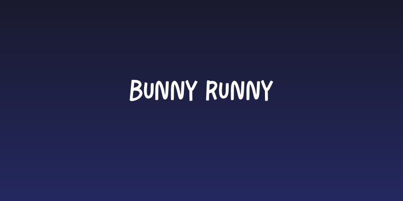 Bunny Runny Social Header