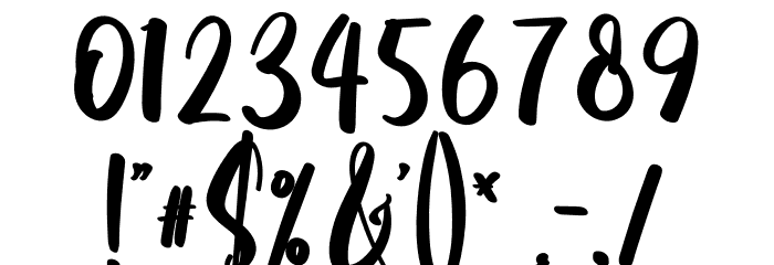 Bunny Spring Font OTHER CHARS
