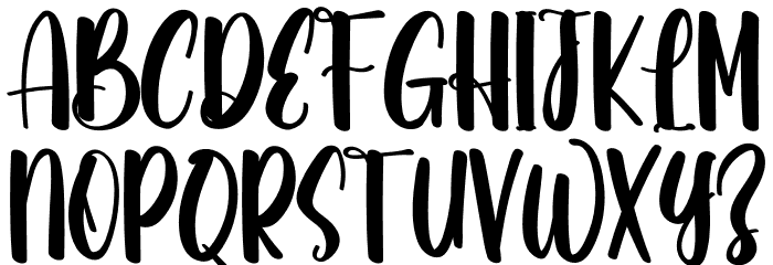 Bunny Spring Font UPPERCASE
