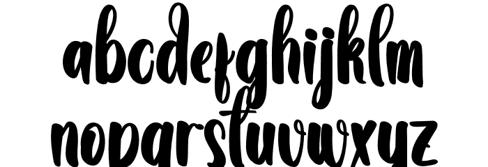 Bunny Spring Font LOWERCASE