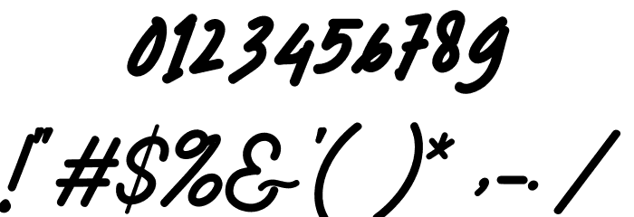 Bunny Font OTHER CHARS
