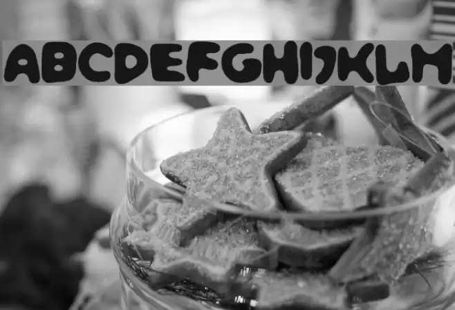 BunnyBaby Font examples