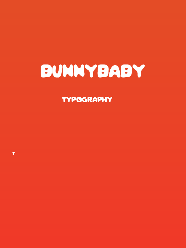 BunnyBaby Poster