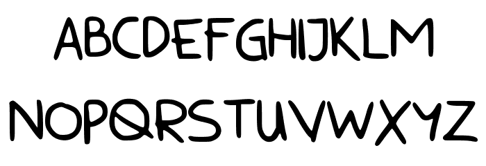 BunnyCookies-AllCaps Font LOWERCASE