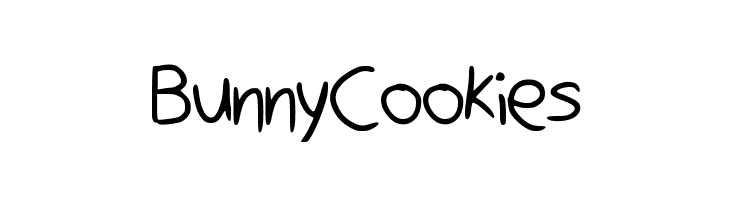 BunnyCookies  font caratteri gratis