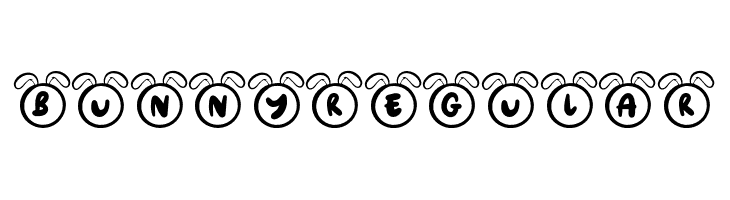 BunnyRegular  免费字体下载