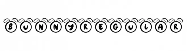 BunnyRegular  Frei Schriftart Herunterladen