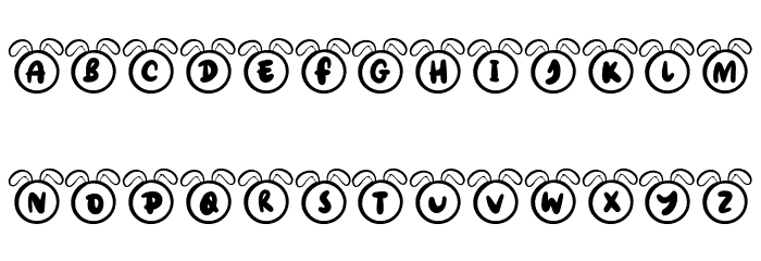 BunnyRegular Font LOWERCASE