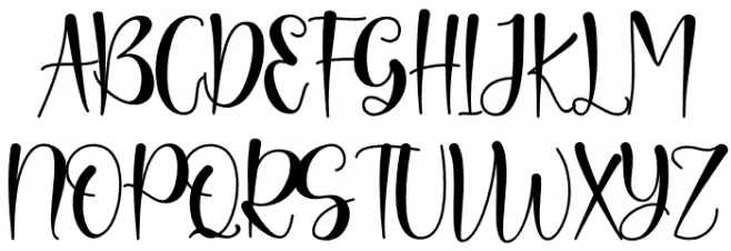 Bunnyheart - Personal Use Schriftart Groß