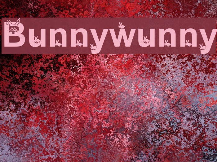 Bunnywunny Font examples