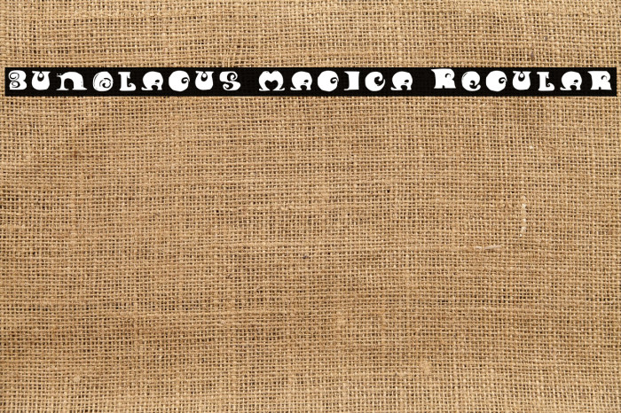 Bunolagus Magica Regular Example 2