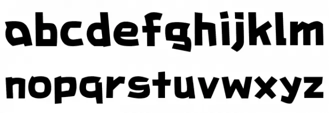 Bunta One Kana B 字体 小写